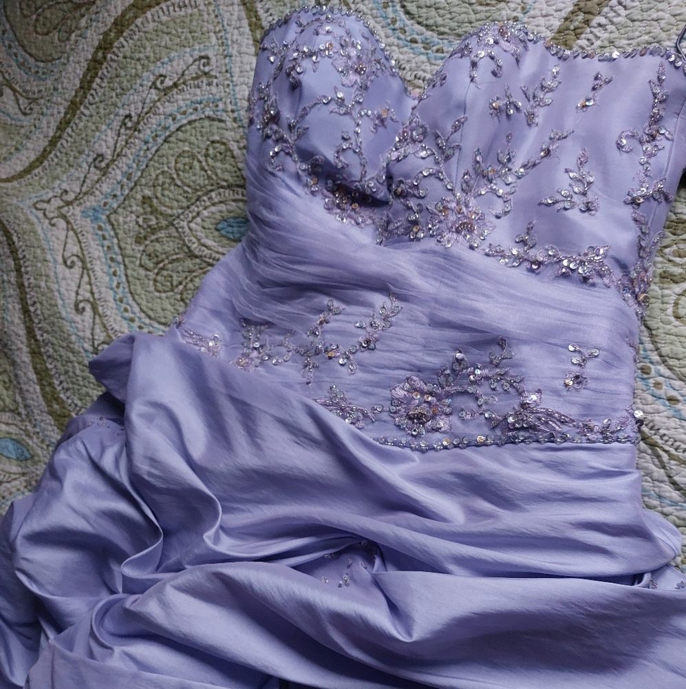 Lilac Prom Princess Dress